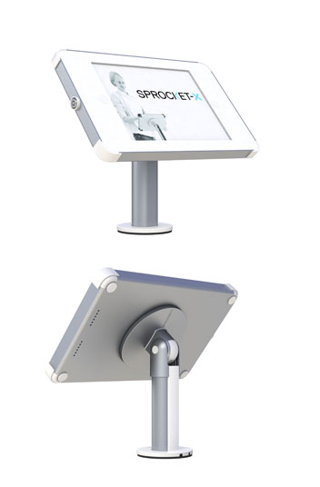 Secure Desk Mount For Ipad Galaxy Tab And Surface
