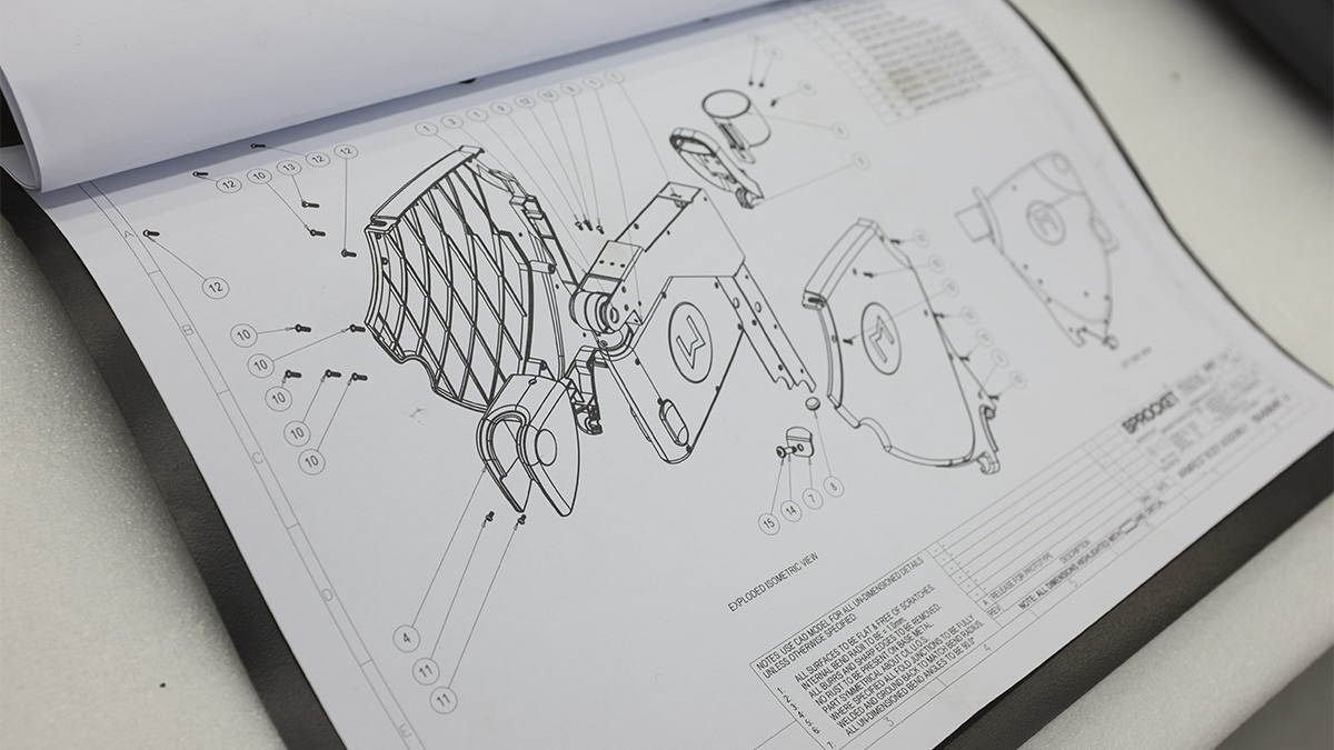 Production of custom tablet enclosure