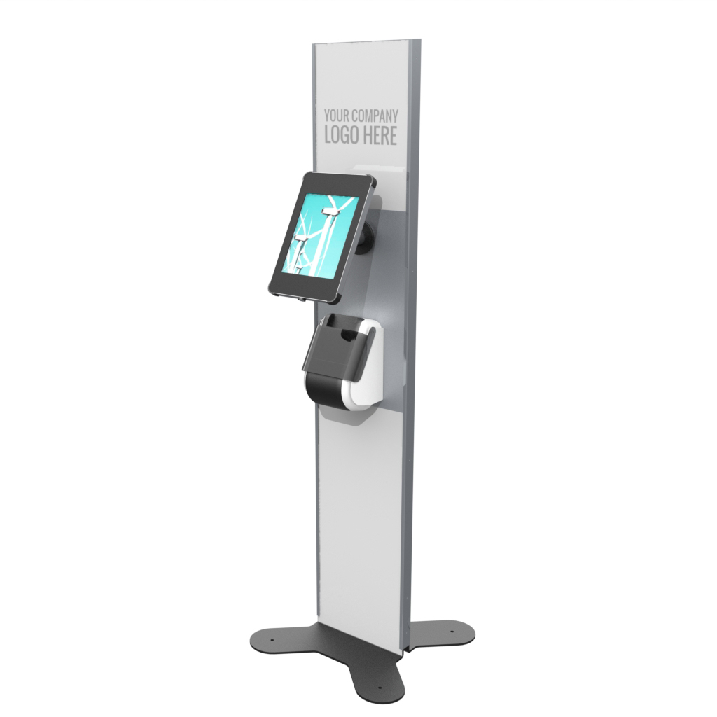 ipad kiosk with printer