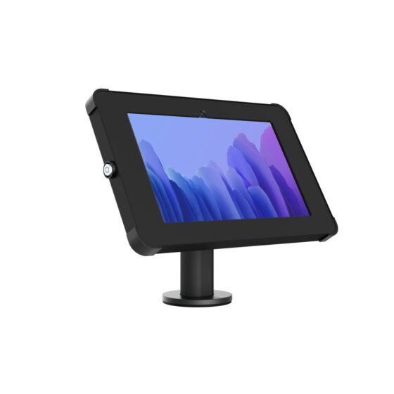 X Desk Black Adjustable Bolt Down Desk Mount Configured for Galaxy Tab A7 10.4 2020 SM-T500 / SM-T505