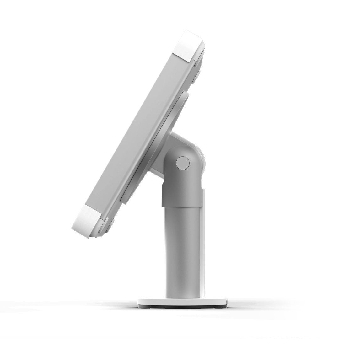 Sprocket X Series White Desk Stand | Side View