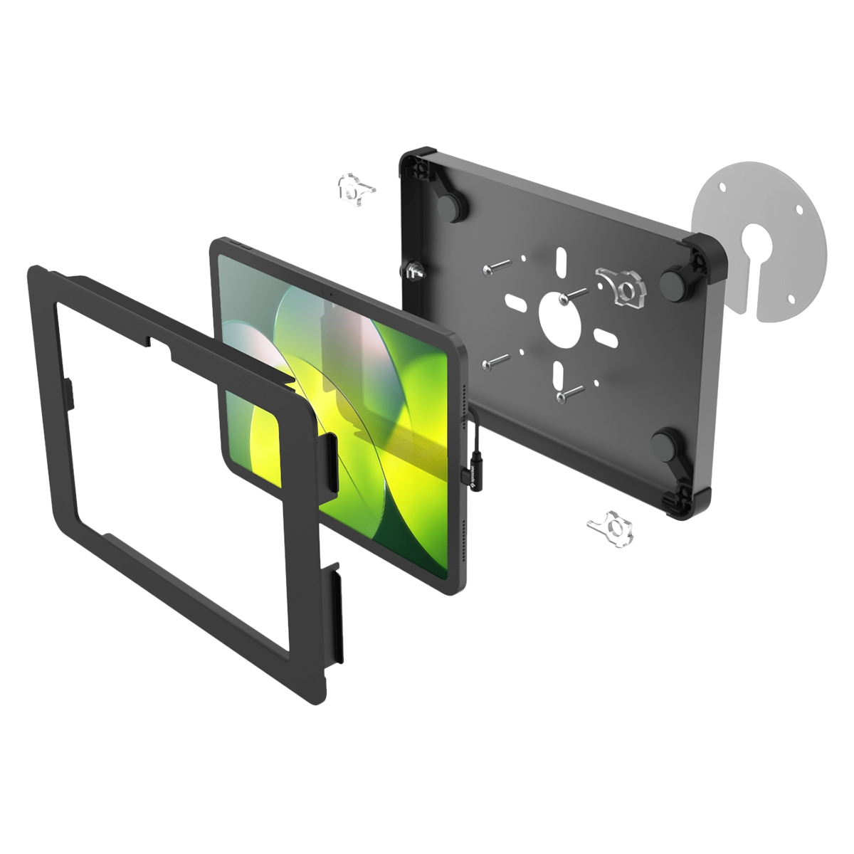 Wall Panel Hero Exploded Black
