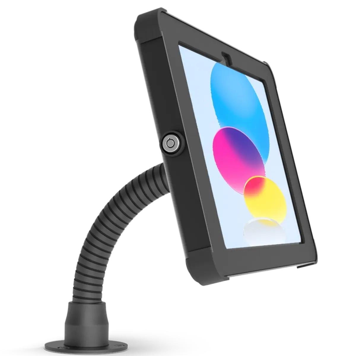 Sprocket Flex black iPad table stand front view