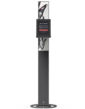 Sprocket T-Totem 15 iPad floor stand front black Australia