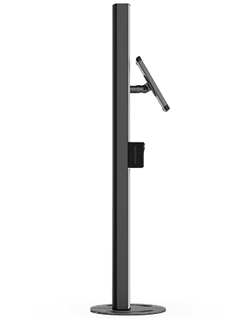 Side profile Sprocket T-Ticket 15 iPad floor stand black