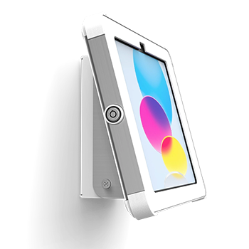 iPad display Sprocket X-Pod Wall iPad mount white silver