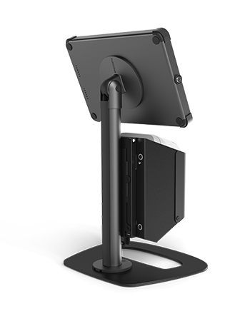 rear view sprocket x-print mini iPad tablet stand printer mount black