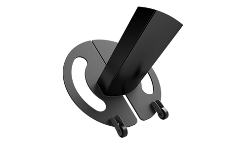 Black Freestanding Sign Base | T-Series Wheels - Sprocket