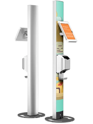 Composite front and rear Sprocket T-Print 15 iPad stand