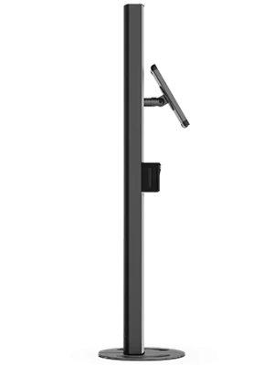 Side profile Sprocket T-Ticket 15 iPad floor stand black