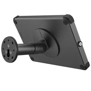 Rear view Sprocket X-Wall secure iPad wall mount black